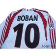 Photo4: AC Milan 2000-2002 Away Long Sleeve Shirt #10 Boban Lega Calcio Patch/Badge