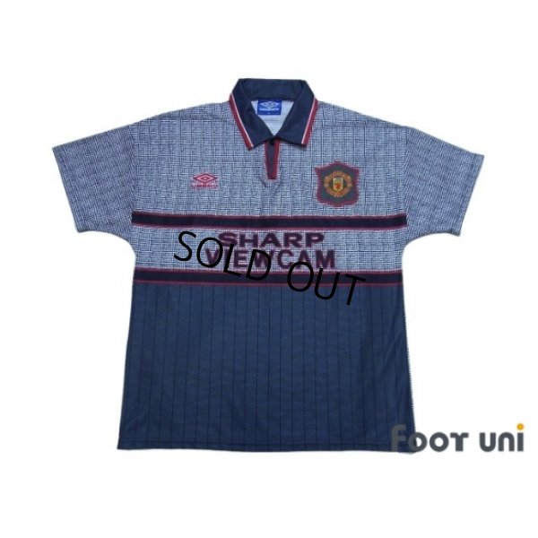 Photo1: Manchester United 1995-1996 Away Shirt #22 Scholes