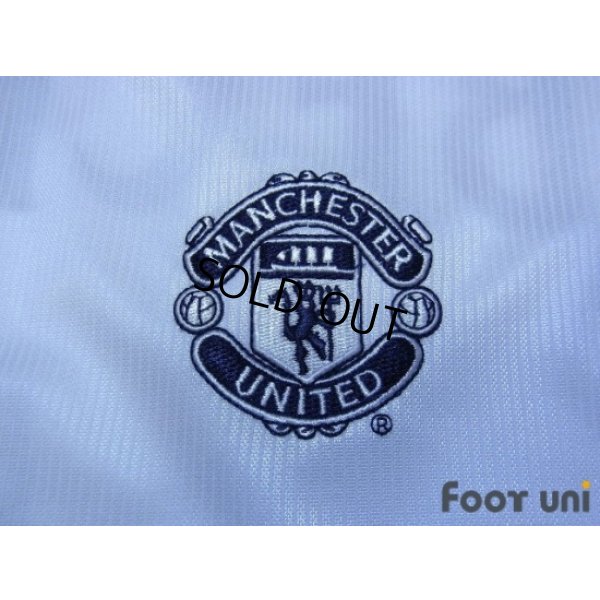 Photo6: Manchester United 2000-2001 Away Shirt #7 Beckham Champions League Patch/Badge