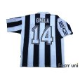 Photo2: Newcastle 1995-1997 Home Shirt #14 Ginola The F.A. Premier League Patch/Badge (2)