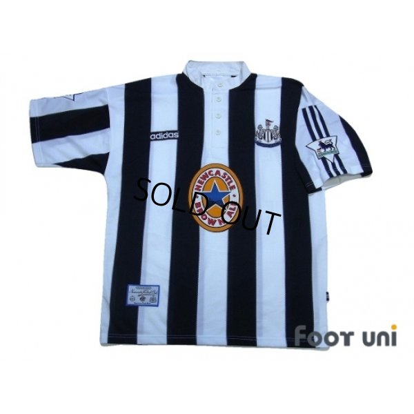 Photo1: Newcastle 1995-1997 Home Shirt #14 Ginola The F.A. Premier League Patch/Badge