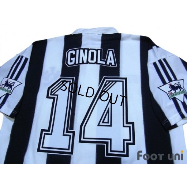 Photo4: Newcastle 1995-1997 Home Shirt #14 Ginola The F.A. Premier League Patch/Badge