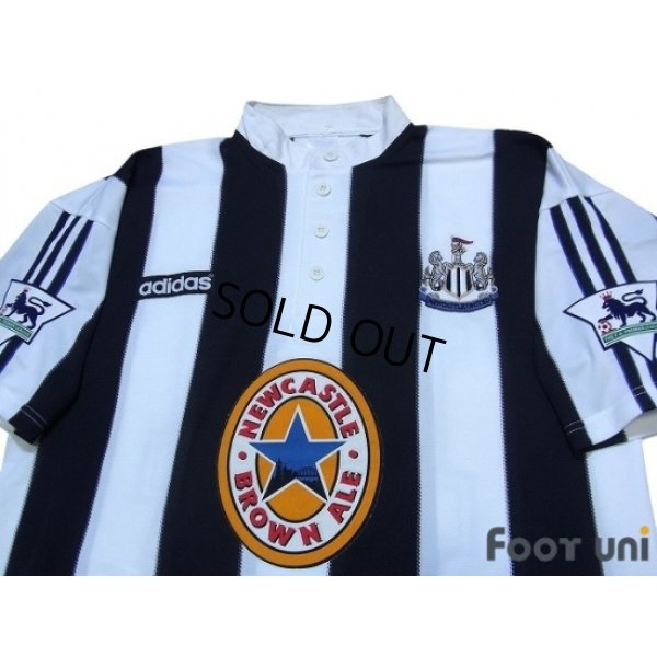 Photo3: Newcastle 1995-1997 Home Shirt #14 Ginola The F.A. Premier League Patch/Badge