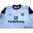 Photo3: Manchester United 2000-2001 Away Shirt #7 Beckham Champions League Patch/Badge