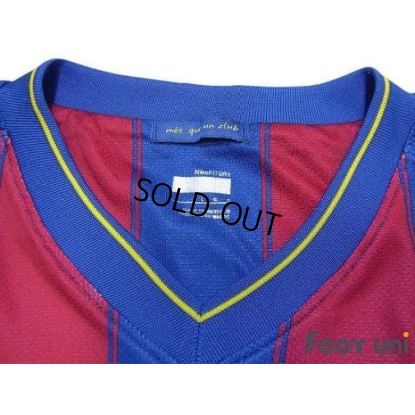 Photo4: Barcelona 2009-2010 Home L/S Shirt LFP Patch/Badge