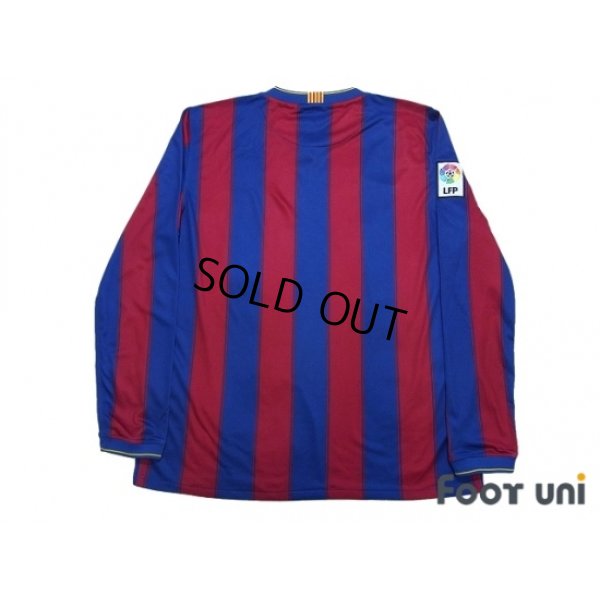 Photo2: Barcelona 2009-2010 Home L/S Shirt LFP Patch/Badge