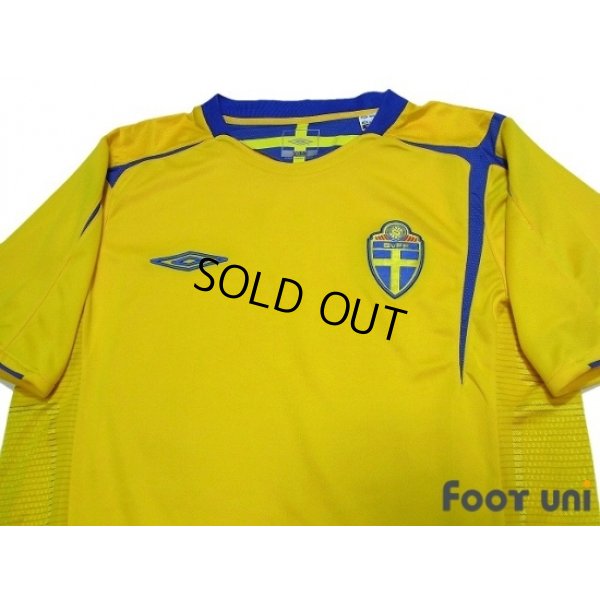 Photo3: Sweden 2006 Home Shirt