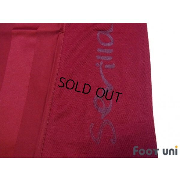 Photo7: Sevilla 2007-2008 Away Shirt #4 Daniel Alves LFP Patch/Badge