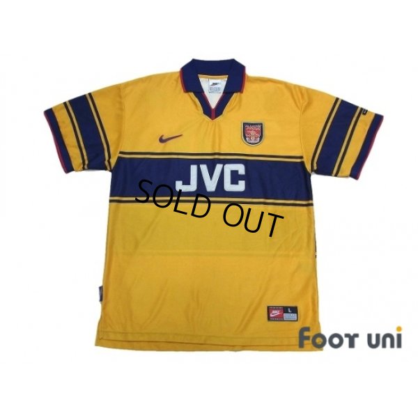 Photo1: Arsenal 1997-1999 Away Shirt #10 Bergkamp