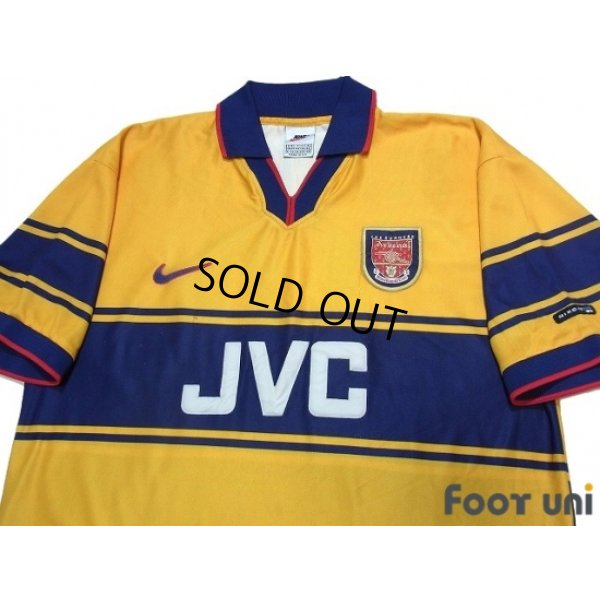 Photo3: Arsenal 1997-1999 Away Shirt #10 Bergkamp