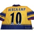 Photo4: Arsenal 1997-1999 Away Shirt #10 Bergkamp