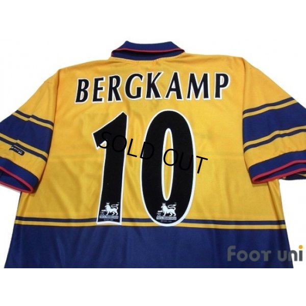 Photo4: Arsenal 1997-1999 Away Shirt #10 Bergkamp