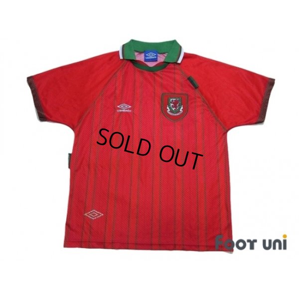 Photo1: Wales 1994-1996 Home Shirt