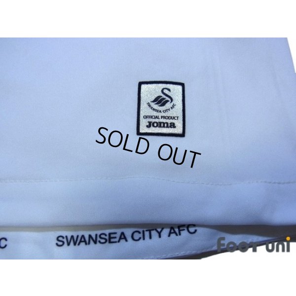 Photo8: Swansea City 2016-2017 Home Shirt #23 Sigurdsson Premier League Patch/Badge