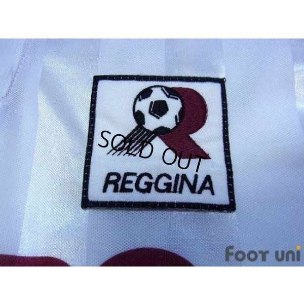 Photo6: Reggina 2002-2003 Away Long Sleeve Shirt #10 Nakamura Lega Calcio Patch/Badge