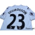 Photo4: Swansea City 2016-2017 Home Shirt #23 Sigurdsson Premier League Patch/Badge