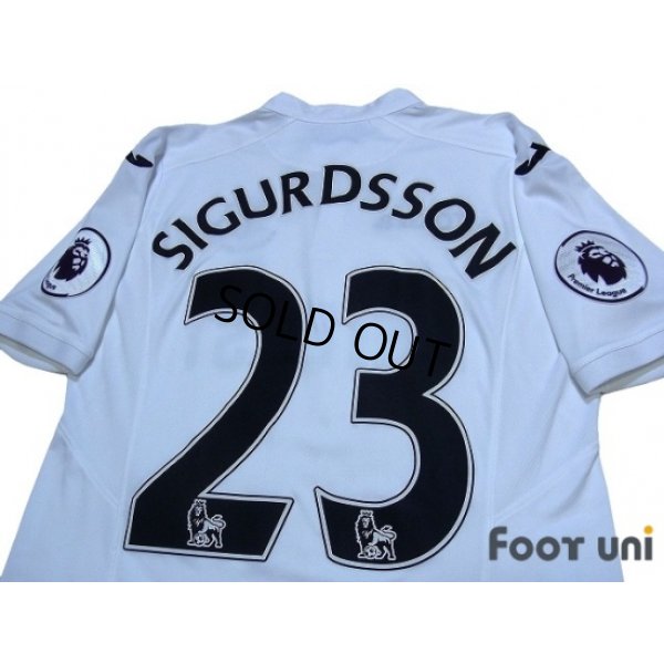 Photo4: Swansea City 2016-2017 Home Shirt #23 Sigurdsson Premier League Patch/Badge