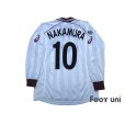 Photo2: Reggina 2002-2003 Away Long Sleeve Shirt #10 Nakamura Lega Calcio Patch/Badge (2)