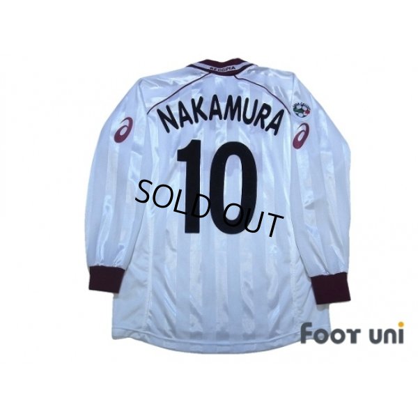 Photo2: Reggina 2002-2003 Away Long Sleeve Shirt #10 Nakamura Lega Calcio Patch/Badge