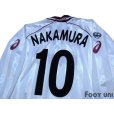 Photo4: Reggina 2002-2003 Away Long Sleeve Shirt #10 Nakamura Lega Calcio Patch/Badge