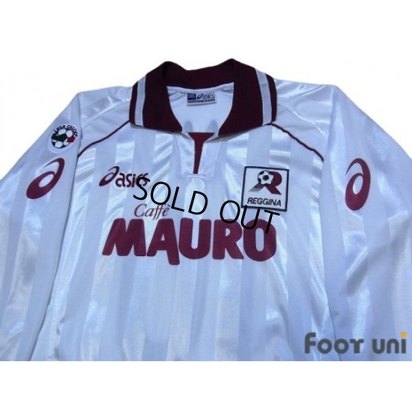 Photo3: Reggina 2002-2003 Away Long Sleeve Shirt #10 Nakamura Lega Calcio Patch/Badge