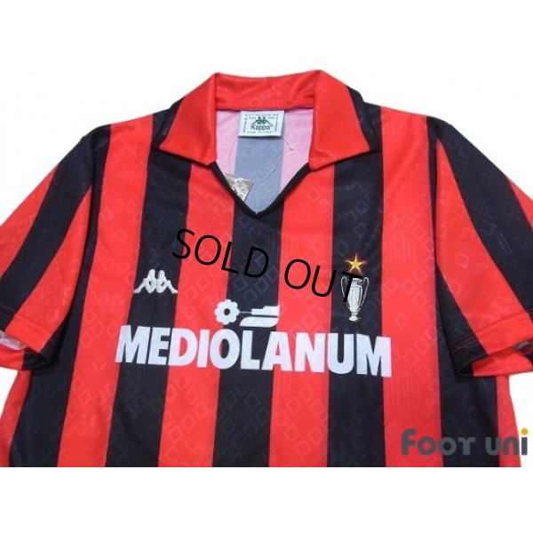 Photo3: AC Milan 1989-1990 Home Reprint Shirt #10 w/tags