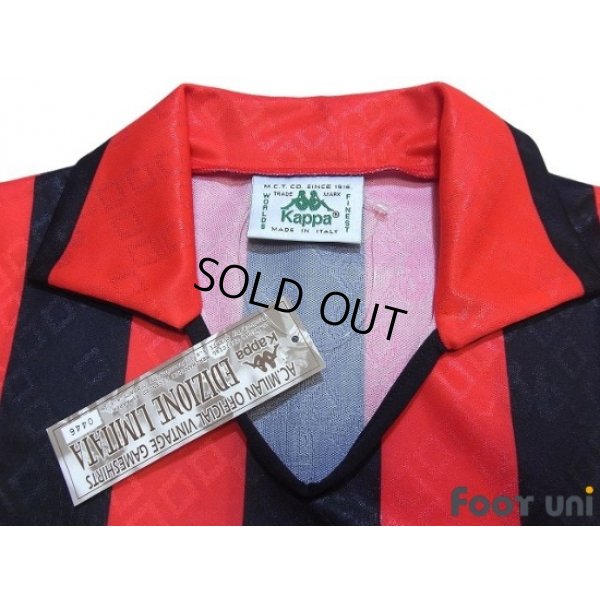 Photo5: AC Milan 1989-1990 Home Reprint Shirt #10 w/tags