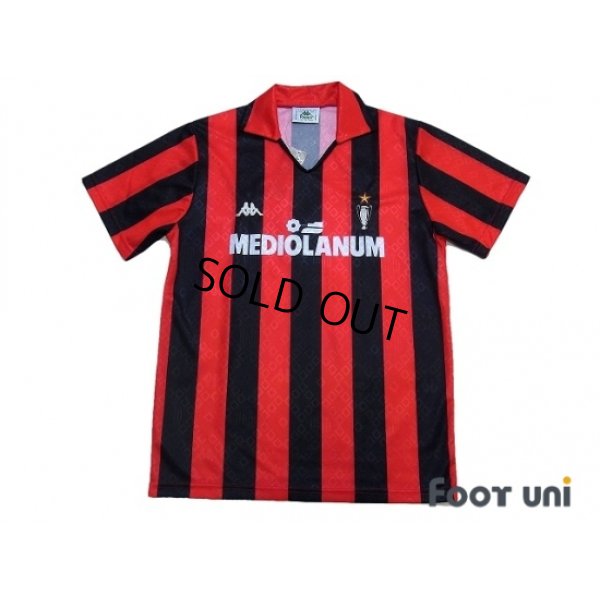 Photo1: AC Milan 1989-1990 Home Reprint Shirt #10 w/tags