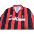 Photo3: AC Milan 1989-1990 Home Long Sleeve Shirt