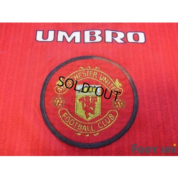 Photo5: Manchester United 1996-1998 Home Long Sleeve Shirt