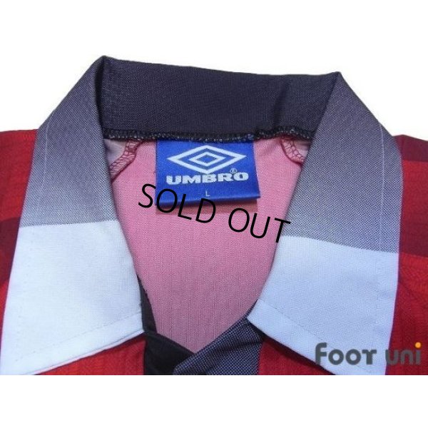 Photo3: Manchester United 1996-1998 Home Long Sleeve Shirt