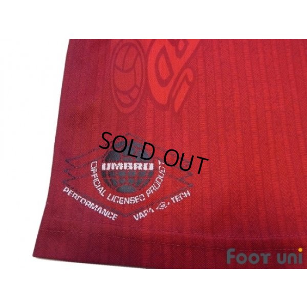 Photo6: Manchester United 1996-1998 Home Long Sleeve Shirt