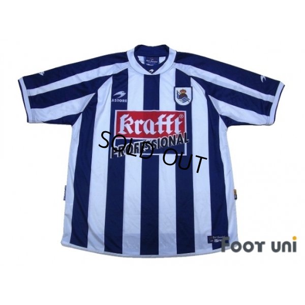 Photo1: Real Sociedad 2002-2003 Home Shirt