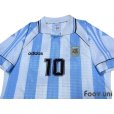 Photo3: Argentina 1996 Home Shirt #10