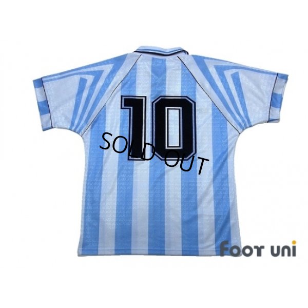 Photo2: Argentina 1996 Home Shirt #10