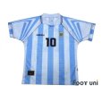 Photo1: Argentina 1996 Home Shirt #10 (1)