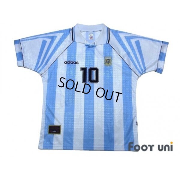 Photo1: Argentina 1996 Home Shirt #10