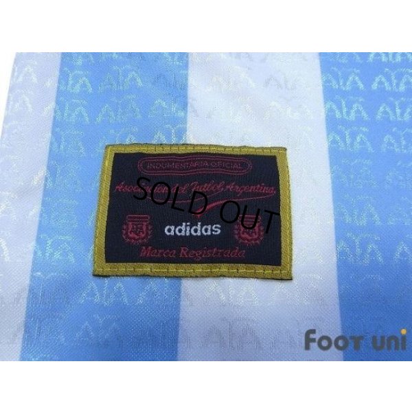 Photo7: Argentina 1996 Home Shirt #10