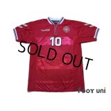 Denmark 2000 Home Shirt #10 M.Laudrup 