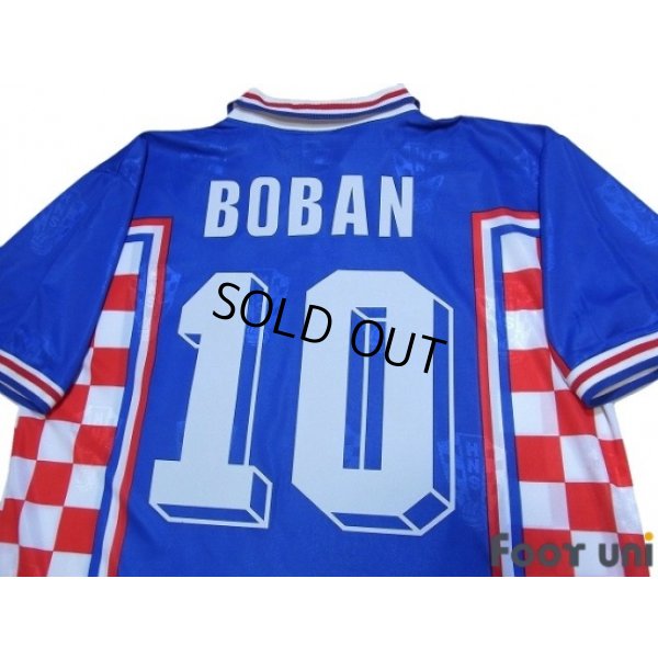 Photo4: Croatia 1998 Away Shirt #10 Boban
