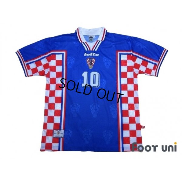 Photo1: Croatia 1998 Away Shirt #10 Boban