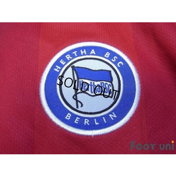 Photo5: Hertha Berlin 2007-2008 Away Player Long Sleeve Shirt #9 Pantelic Bundesliga Patch/Badge