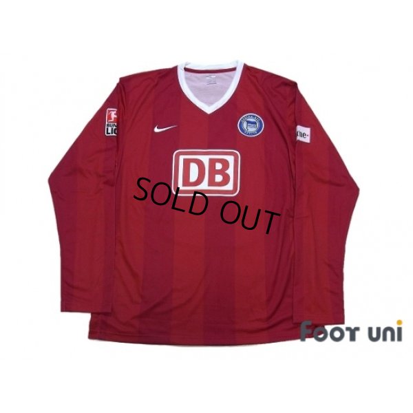 Photo1: Hertha Berlin 2007-2008 Away Player Long Sleeve Shirt #9 Pantelic Bundesliga Patch/Badge