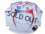 France 2006 Away Long Sleeve Shirt #10 Zidane