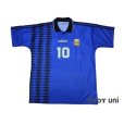 Photo1: Argentina 1994 Away Shirt #10 Maradona (1)