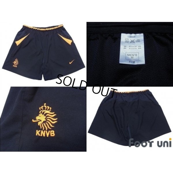 Photo6: Netherlands 2002 Home Shirt and Shorts Set #10 Van Der Vaart