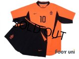 Netherlands 2002 Home Shirt and Shorts Set #10 Van Der Vaart