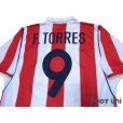 Photo4: Atletico Madrid 2001-2002 Home Shirt #9 F.Torres