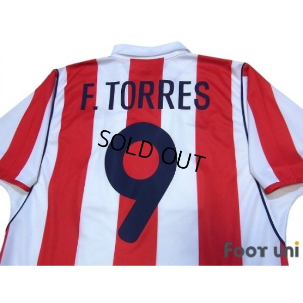 Photo4: Atletico Madrid 2001-2002 Home Shirt #9 F.Torres