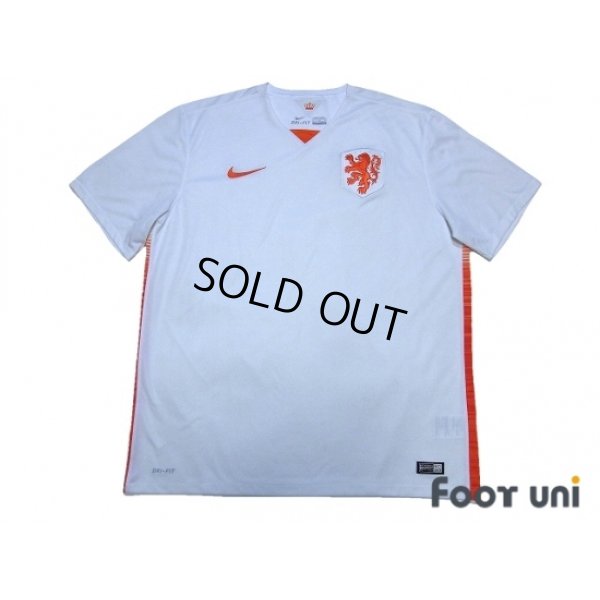 Photo1: Netherlands 2015 Away Shirt